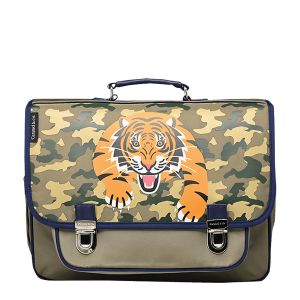 Cartable Le roi tigre 41 cm Multicolore Cartable Le roi tigre 41 cm Multicolore