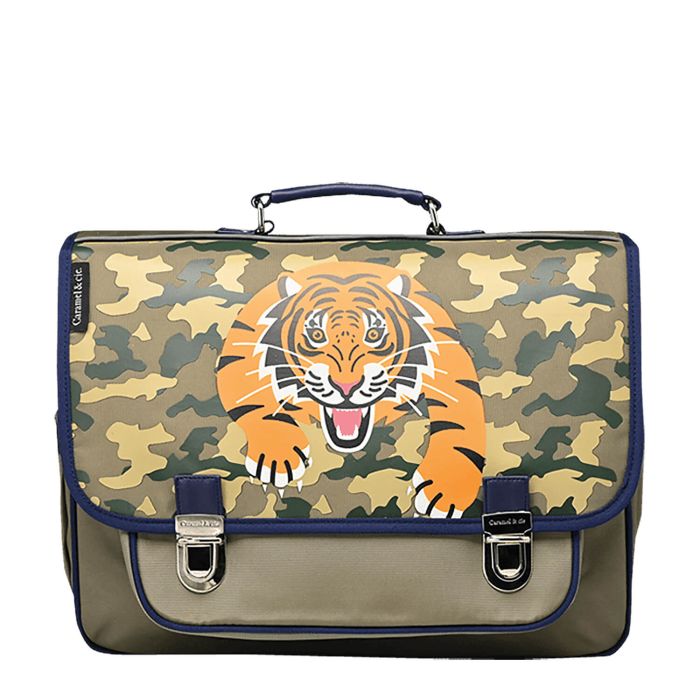 Cartable Le roi tigre 41 cm Multicolore