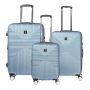 Lot de 3 valises rigides Takai Extensibles 55, 67 et 77 cm Bleu gold