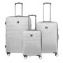 Lot de 3 valises rigides Takai Extensibles 55, 67 et 77 cm Silver