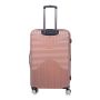 Lot de 3 valises rigides Takai Extensibles 55, 67 et 77 cm Rose gold