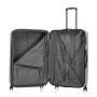 Lot de 3 valises rigides Takai Extensibles 55, 67 et 77 cm Silver
