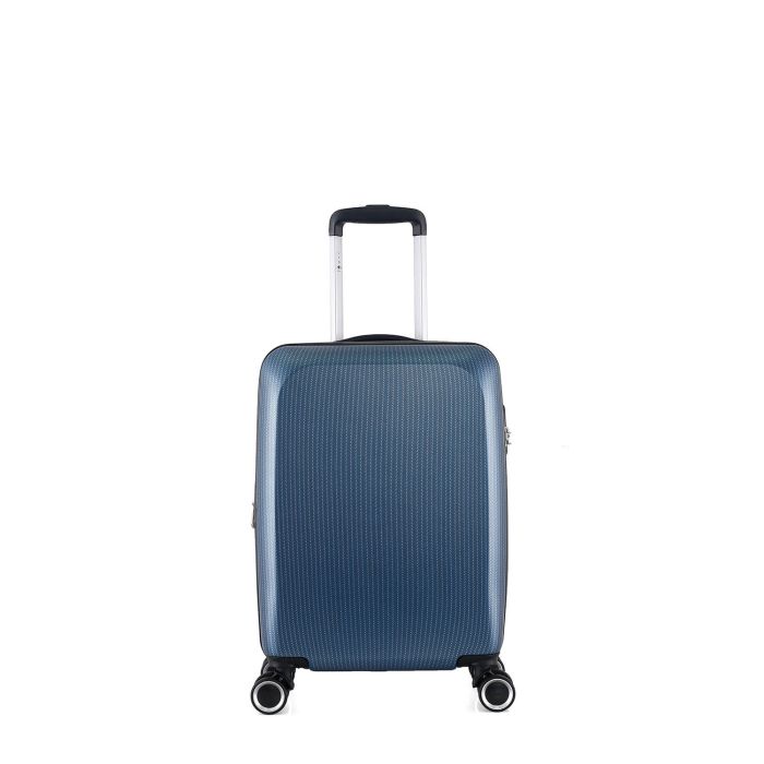 Valise cabine rigide 378 Extensible 55 cm Bleu