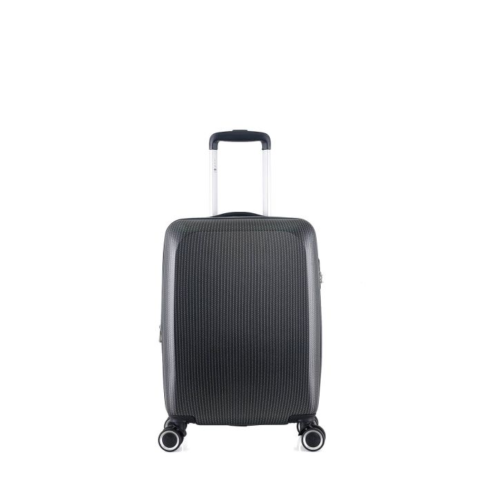 Valise cabine rigide 378 Extensible 55 cm Noir