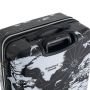 Valise cabine rigide 381 Extensible 55 cm Map Noir/blanc