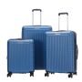 Lot de 3 valises rigides 329 Extensibles 55, 66 et 76 cm Bleu foncé