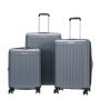 Lot de 3 valises rigides 329 Extensibles 55, 66 et 76 cm Gris