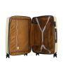 Lot de 3 valises rigides 377 Extensibles 55, 66 et 76 cm Moutarde