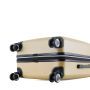 Lot de 3 valises rigides 377 Extensibles 55, 66 et 76 cm Moutarde