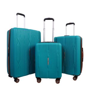 Lot de 3 valises rigides 330 Extensibles 55, 66 et 76 cm Vert canard Lot de 3 valises rigides 330 Extensibles 55, 66 et 76 cm Vert canard