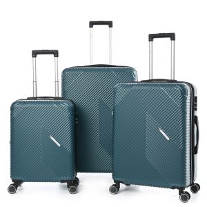 Lot de 3 valises rigides 337 Extensibles 55, 67 et 77 cm Vert Lot de 3 valises rigides 337 Extensibles 55, 67 et 77 cm Vert