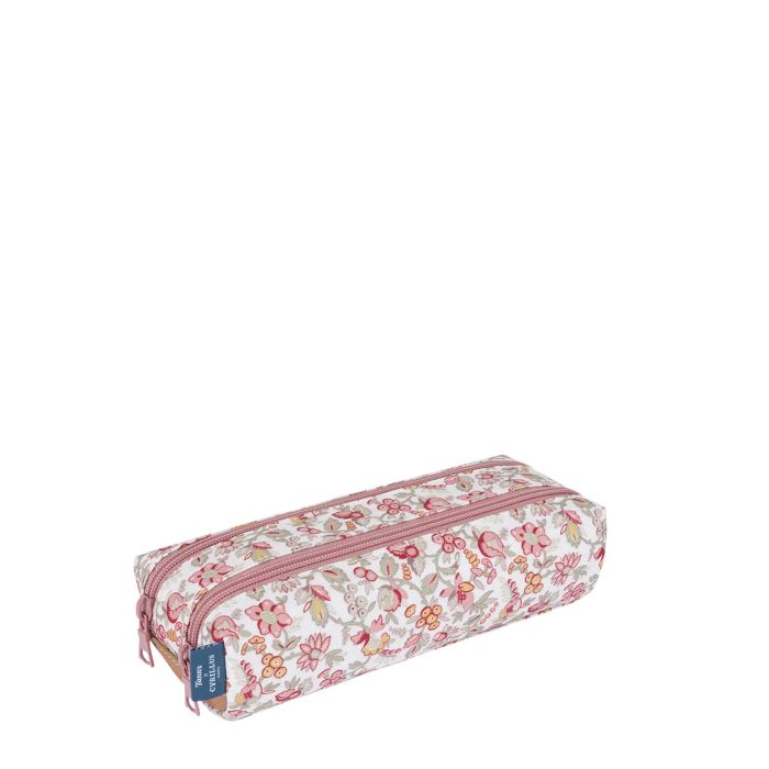Trousse double Cyrillus 21 cm Capucine