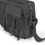 Sac bandoulière Double Cros 28 cm Black Denim