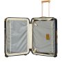 Valise rigide Bellagio 76 cm Bleu/tabac