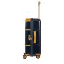 Valise rigide Bellagio 76 cm Bleu/tabac