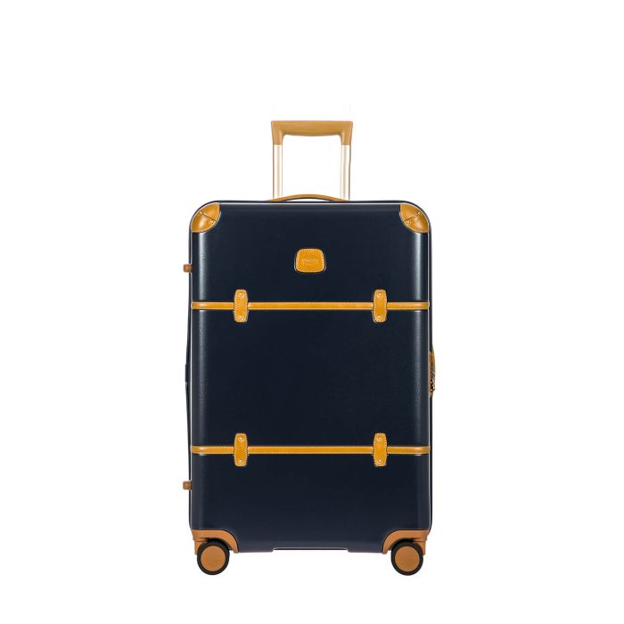 Valise rigide Bellagio 70.5 cm Bleu/Tabac