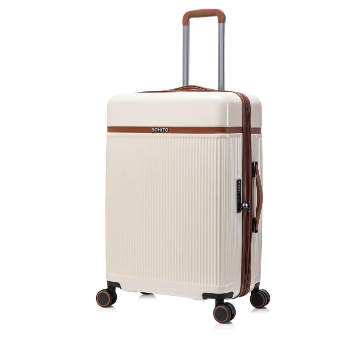 Valise rigide Neko Extensible 78.5 cm Blanc