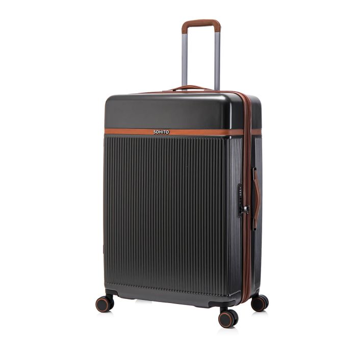 Valise rigide Neko Extensible 78.5 cm Gris foncé
