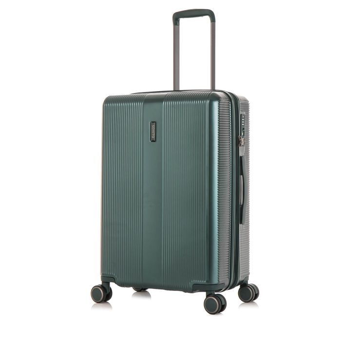 Valise rigide Tori Extensible 77 cm Vert foncé
