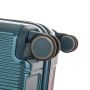 Lot de 3 valises rigides Tori Extensibles 77, 65 et 54 cm Vert foncé