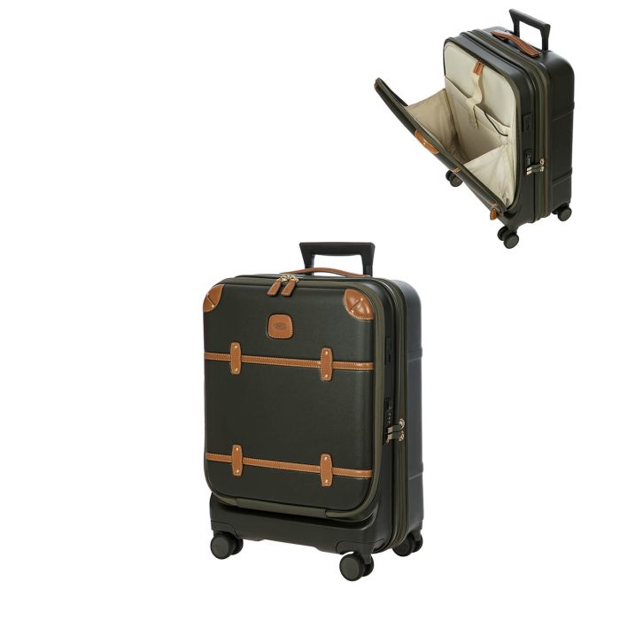 Valise cabine rigide Business Bellagio 55 cm 15.6" Olive
