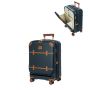Valise cabine rigide Business Bellagio 55 cm 15.6" Bleu/Tabac