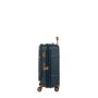 Valise cabine rigide Business Bellagio 55 cm 15.6" Bleu/Tabac