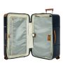 Valise rigide Bellagio Trunk 80 cm Bleu/tabac