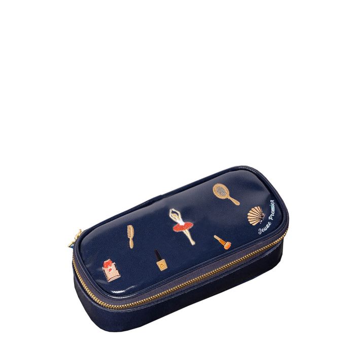 Trousse Pencil Box 22 cm Jewellery Box Navy