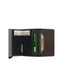 Porte-cartes Slimwallet Vintage anti-RFID 10.2 cm Truffle