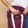 Sac shopping Paul 38cm Prune