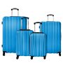 Lot de 4 valises rigides FG671 45, 55, 65 et 75 cm Blue