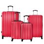 Lot de 4 valises rigides FG671 45, 55, 65 et 75 cm Pink