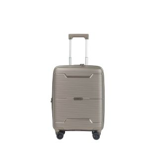 Valise cabine rigide extensible Haree 55 cm Pearly gold