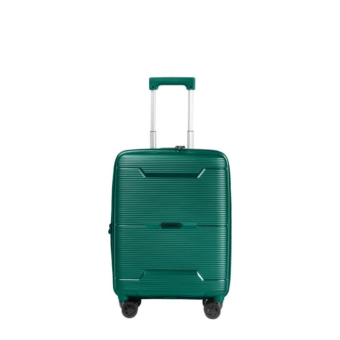 Valise cabine rigide extensible Haree 55 cm Pearly green
