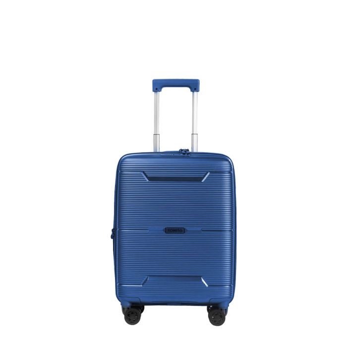 Valise cabine rigide extensible Haree 55 cm Pearly blue