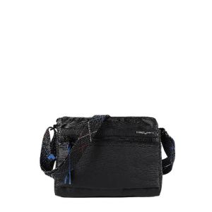 Sac bandoulière Eye 22 cm Creased Black Sac bandoulière Eye 22 cm Creased Black