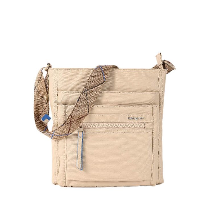 Sac bandoulière Orva 25,5 cm Creased Safary Beige