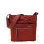 Sac bandoulière Orva 25,5 cm New Quilt Brandy Brown