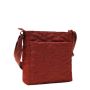 Sac bandoulière Orva 25,5 cm New Quilt Brandy Brown