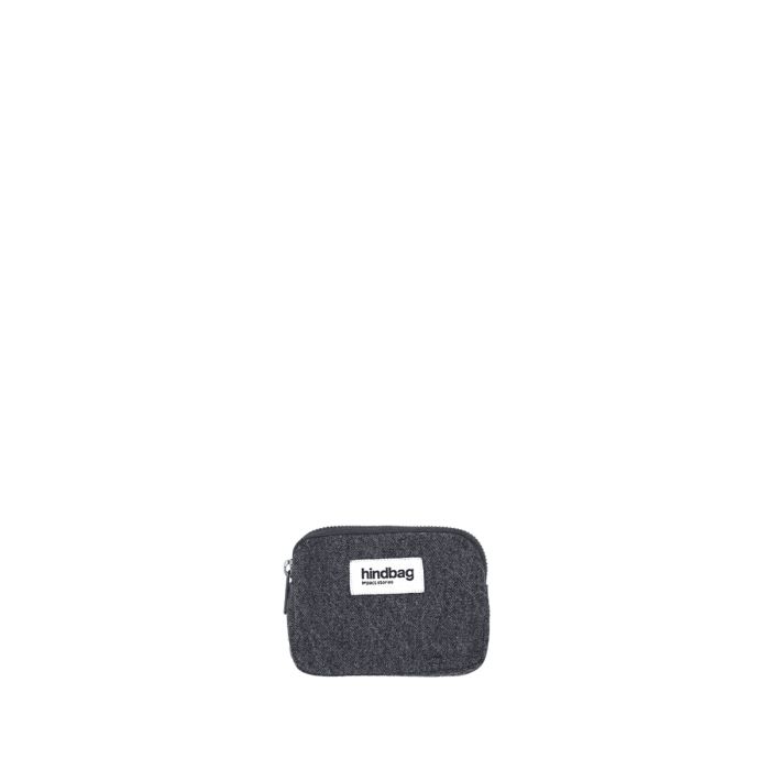 Porte monnaie Lili 13 cm Denim Gris