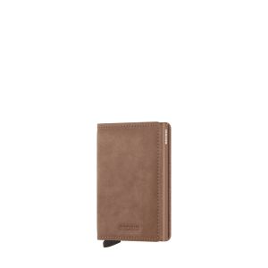 Porte-cartes Slimwallet Vintage anti-RFID 10.2 cm Taupe