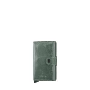 Porte-cartes Miniwallet Vintage anti-RFID 10.2 cm Sage Porte-cartes Miniwallet Vintage anti-RFID 10.2 cm Sage