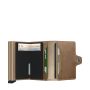 Porte-cartes Twinwallet Vintage anti-RFID 10.2 cm Taupe
