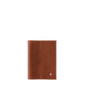 Porte-passeport Louis en cuir vintage Terre Brunie