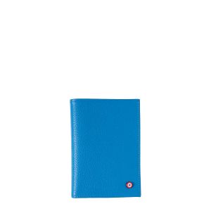 Grand Portefeuille Albert en cuir grainé Ciel Bleu