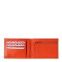 Portefeuille Italien Arthur 2.0 en cuir grainé Corail Bohème
