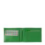 Portefeuille Italien Arthur 2.0 en cuir grainé Pré Vert