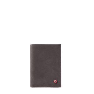 Petit Portefeuille Victor en cuir Nubuck Nuage Gris