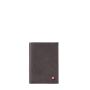 Petit Portefeuille Victor en cuir Nubuck Nuage Gris